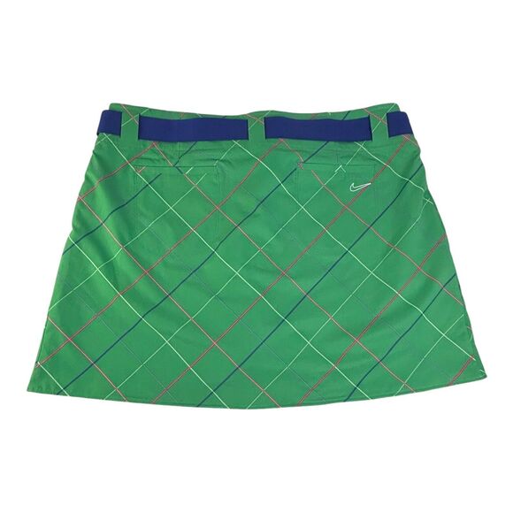 Nike Golf Skirt Short Combo Womens Size 14 Dri-Fit Tour Performance Green/Violet - Picture 11 of 16